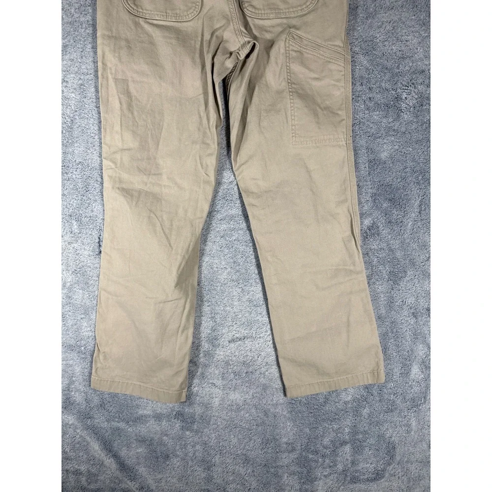 Carhartt Relaxed Fit Khaki Work Pants Tan 29x30 102291 232 Mens Stretch Canvas